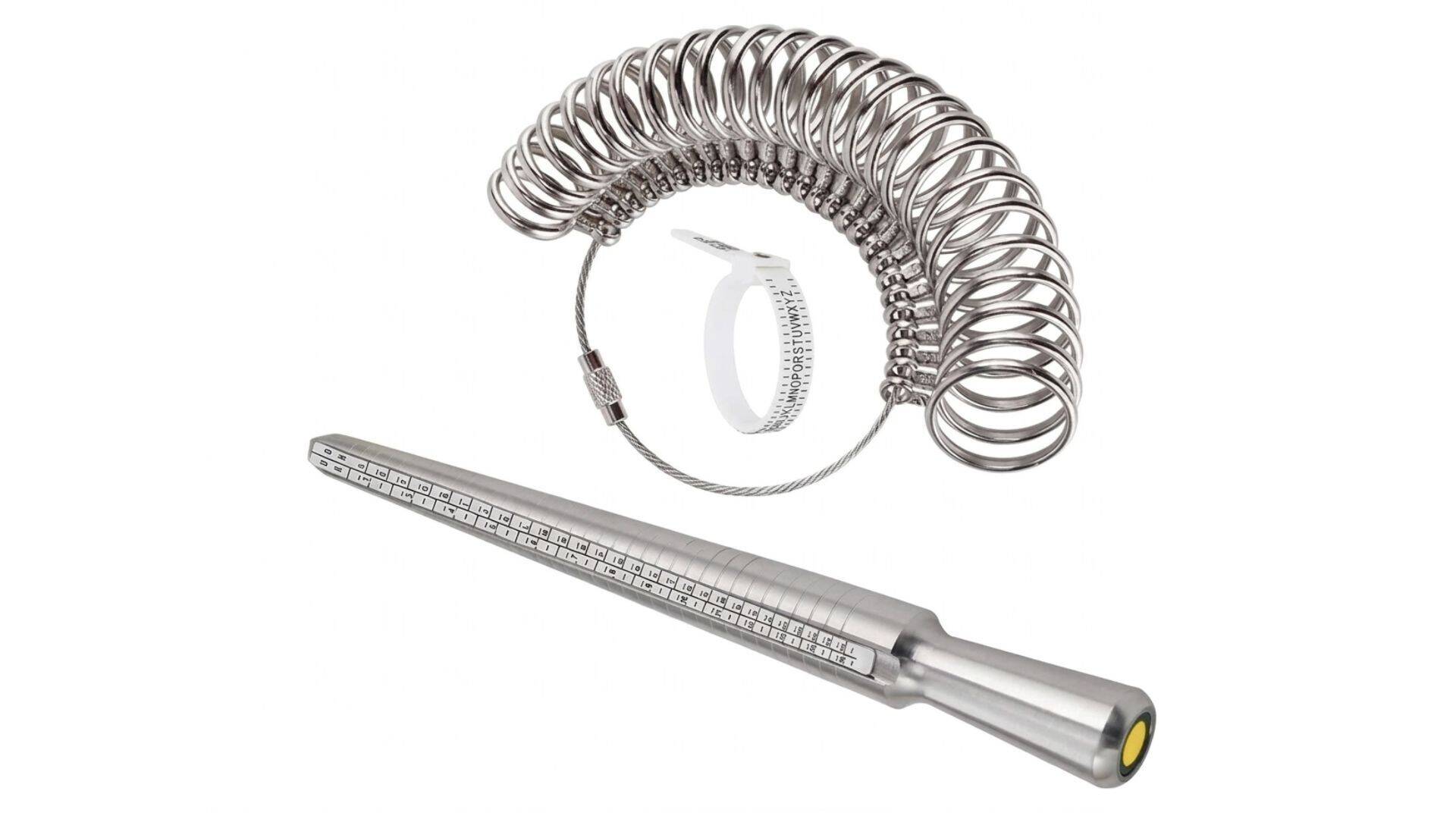 Ring Sizing Tools White