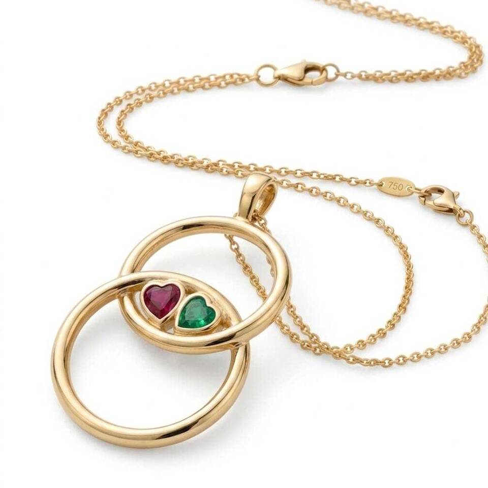 Welsh Gold Eternity Pendant